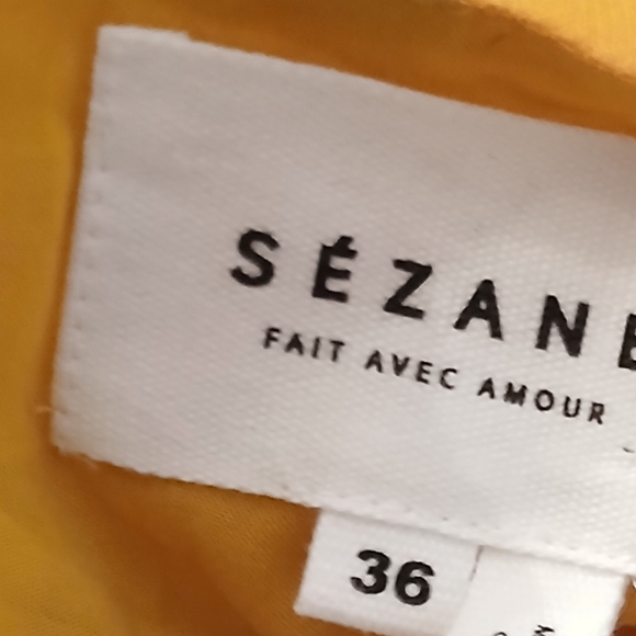 Sezane Aure Silk A-line Dress - Picture 4 of 5